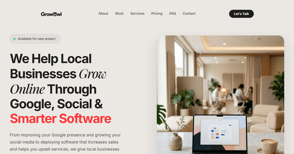 GrowOwl | We Help Local Businesses Grow Online